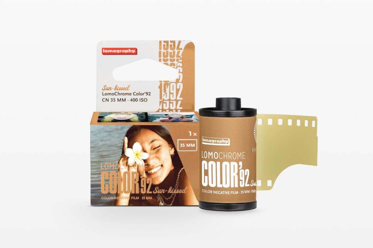Lomography LomoChrome Color '92 Sun-kissed ISO 400 film in 35 mm format, capturing vibrant golden-hour tones.