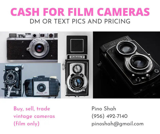 Sell Your Old Film Cameras & Get Cash*