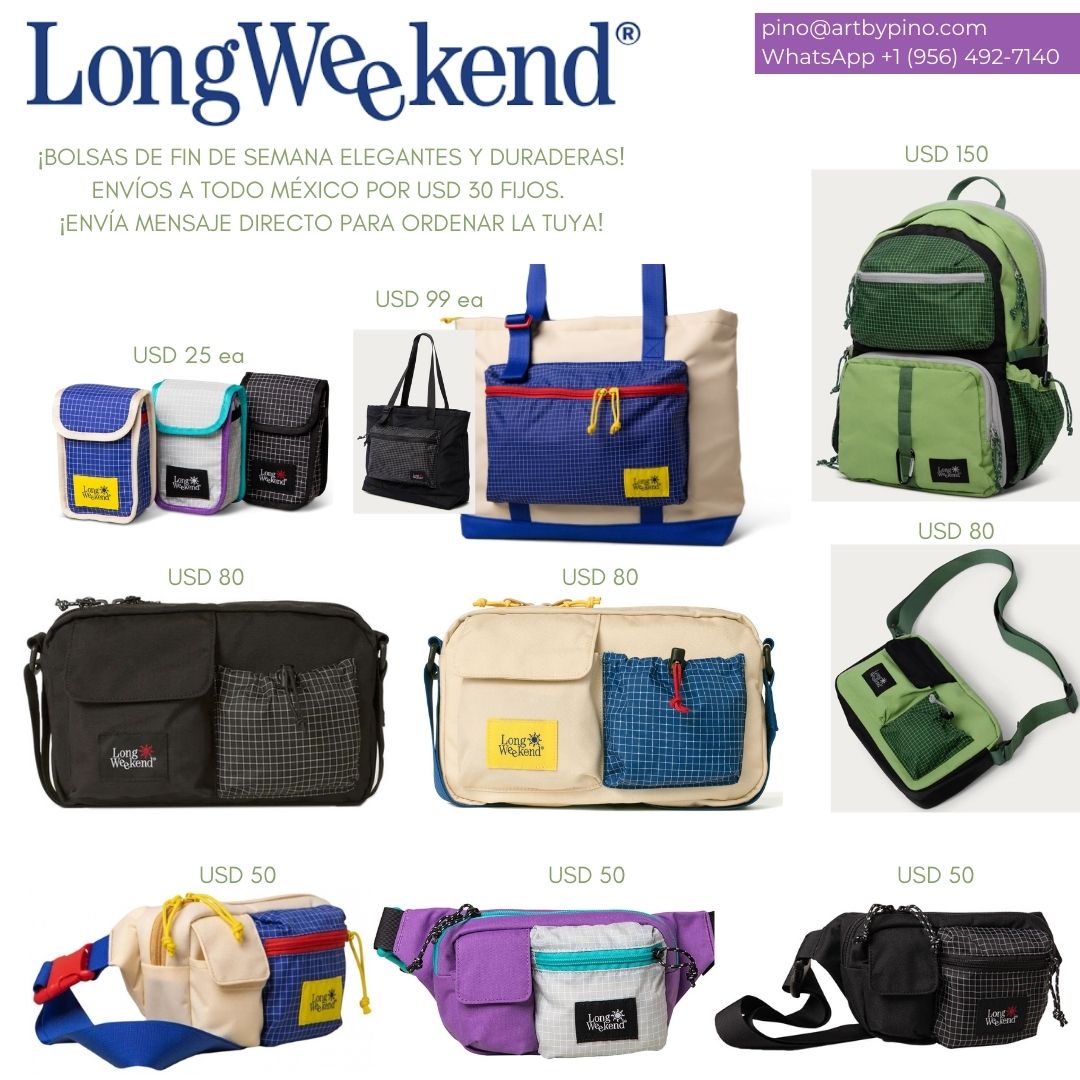 Mexico Long Weekend Gear Bags, Straps William Veerbeck