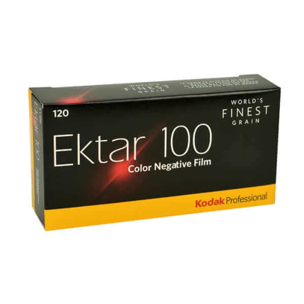 Kodak Professional Ektar 100 color negative film box for 120 medium format cameras