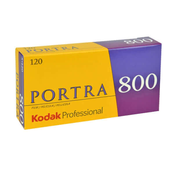 Kodak Portra 800 Professional 120 Film Box