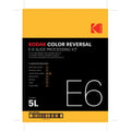 Kodak e-6 slide processing kit in a black and yellow package with white text.