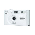 White plastic reto pano ultra panorama wide camera with a 22mm ultra-wide lens.