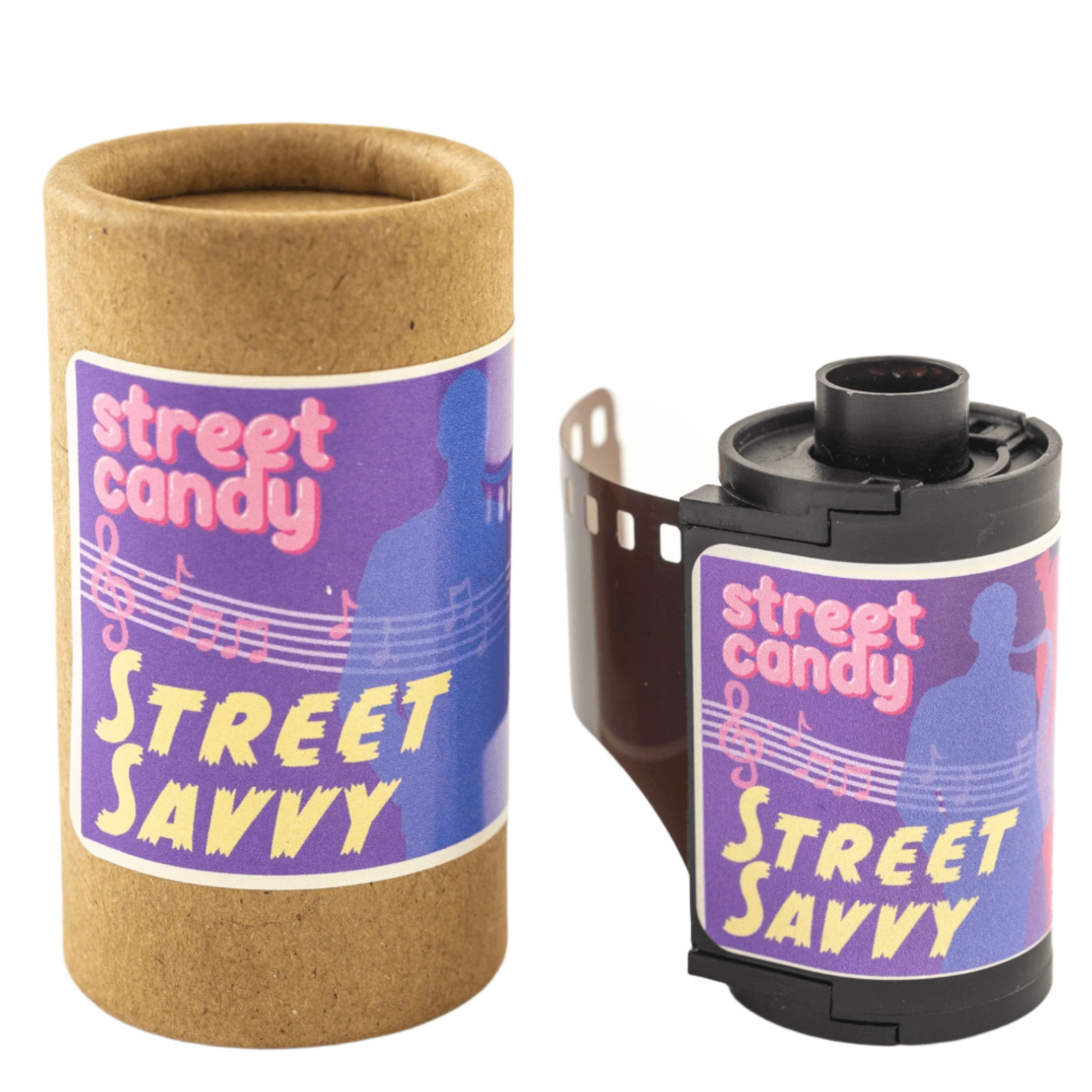 "Street Candy Street Savvy 400 C41 35mm Film with Packaging, 36 Exposure, Fine-Grained Rich Colored Film"