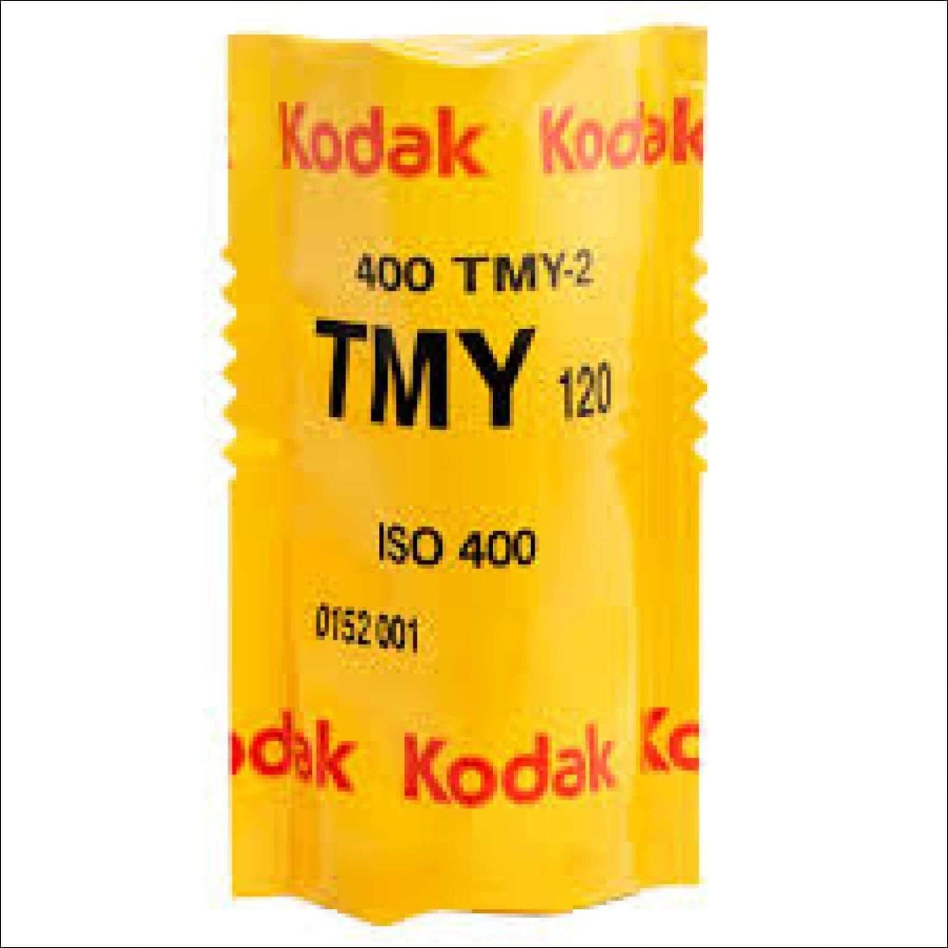 Kodak TMY 400 film roll, 120 format, ISO 400, yellow packaging